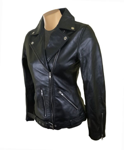 Professional Women's High Quality 100% Original <b>Sheep</b> <b>Skin</b> <b>Jacket</b> Unique Style Custom Embroidery Breathable Waterproof Windproof - Product Image 4