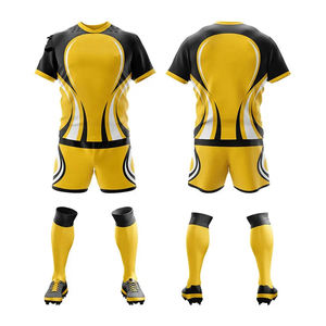 Venta al por mayor de uniforme de rugby transpirable de talla grande personalizable con nombre del equipo y número sublimación uniforme de rugby para la venta - Product Image 2