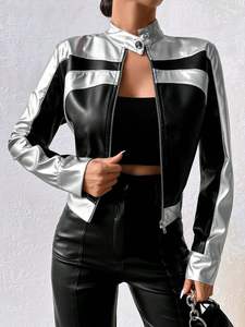 2026 Comfortable Soft Fabric Women Leather Jacket Fresh Article Wholesale Manufacturer Women Leather Jacket - Product Image 3