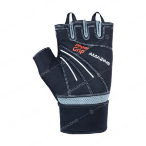 ถุงมือยางนีโอพรีนครึ่งนิ้วสำหรับเล่นยิมฟิตเนสพร้อมสายรัดข้อมือที่สามารถระบายอากาศได้ดีเยี่ยมสำหรับยกน้ำหนัก - Product Image 5