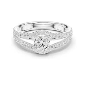Anillo de Compromiso con Diamante de Laboratorio Redondo Brillante de 1.25 CT para Mujer, Claridad VVS-VS EF, Oro de 18K, 14K, 10K y Plata 925 - Product Image 2