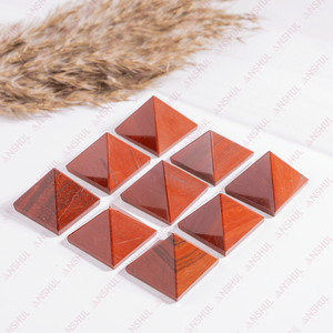Pirámides Triangulares Mini de Jaspe Rojo de Primera Calidad al por Mayor para Decoración y Meditación - Product Image 1