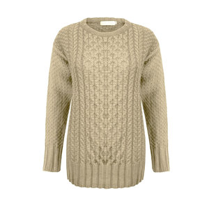 Vente chaude Oem femmes pull 2025 bon matériel chaud femmes pull de haute qualité en gros Logo personnalisé femmes pull - Product Image 1