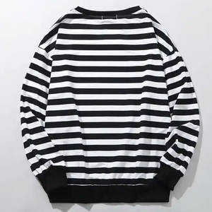 2025 Style hommes haute qualité coton hiver col rond pull sweat ODM imprimé Streetwear motif plaine teint sweats à capuche - Product Image 2