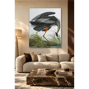 Impresión en lienzo de la Garza Azul Grande de Fida Audubon - Product Image 1
