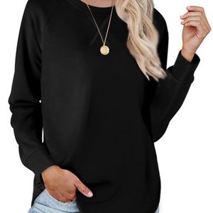 Sudadera de mujer duradera con dobladillos cosidos dobles y tela de alta calidad que garantiza un uso cómodo y duradero - Product Image 1