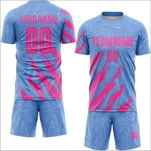 ชุดเสื้อฟุตบอลแบบแห้งเร็วคุณภาพสูงสำหรับผู้ใหญ่ ดีไซน์ใหม่ พิมพ์ลายดิจิทัล ผลิตตามสั่งได้ 男女  100% โพลีเอสเตอร์ - Product Image 5