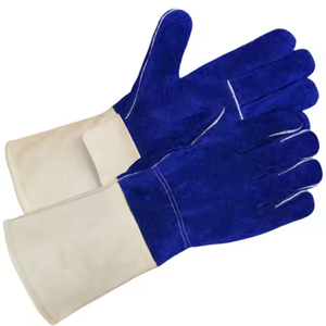 Gants en cuir de vachette renforcé pour le soudage et le barbecue Protection des mains de sécurité industrielle robuste Caractéristique ignifuge - Product Image 4