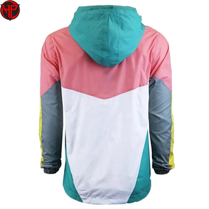 Chaquetas Cortavientos Deportivas con Capucha para Hombre, para Senderismo, Estilo Vintage, Antibacterianas, de Secado Rápido, Impermeables y Resistentes al Viento - Product Image 3