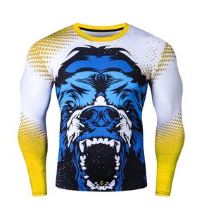 Purple / White Full Sleeves Rash Guard, High Quality Training BJJ Gear, MMA Gear & <b>Kimono</b> Rash Guard <b>For</b> <b>Mens</b> - Product Image 5