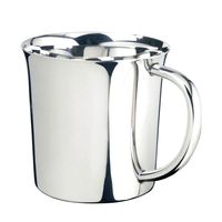 Cafetière en acier inoxydable de qualité supérieure, fabriquée à la main, écologique, 100 ml, finition brillante, style américain décoratif, personnalisable