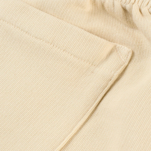 Vente chaude Hommes Gym Workout Élastique Bas Réglable Athlétique Polaire Terry Solide Brodé Casual Shorts DDP expédition - Product Image 4