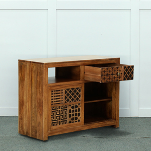 Muebles de dormitorio modernos de roble, mueble de cajón de puerta corredera de madera de mango macizo de lujo antiguo para cocina, comedor de lujo, sala de estar - Product Image 5