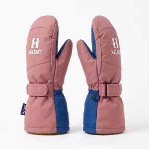 Mitaines de ski personnalisées pour enfants à poignets longs (paire) – Mitaines pour enfants 240 GSM – Vente en gros OEM - Product Image 3