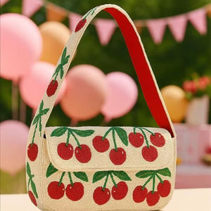 Sac à main décontracté en verre perlé multicolore MS Handicraft, poignée de sac à main, artisanat indien, forme personnalisée, baguette - Product Image 1