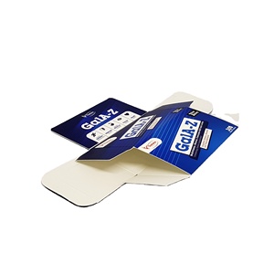 Boîtes d'emballage médical personnalisées recyclables, brillantes, gaufrées, avec revêtement UV et pelliculage mat, pour pilules, en papier Bristol auto-érectables - Product Image 5