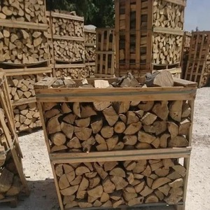 Meilleurs tarifs pour bois dur sec à faible fumée Bûches de bois fendues séchées pour les fours extérieurs et les feux de camp - Product Image 1