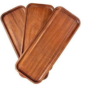 Plateau rond en bois pour servir du fromage, du café et des boissons Plateau en bois avec pieds pliables pour lit, ordinateur portable et service de nourriture - Product Image 4