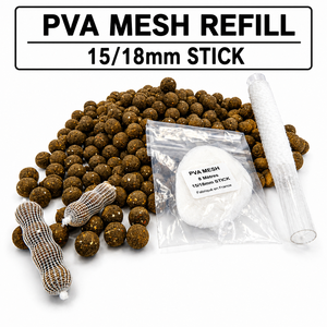 PVA Mesh Refill 15/18mm <b>Stick</b> 8m Water Soluble Fishing Mesh for Carp Freshwater Fishing Accessories - Product Image 1