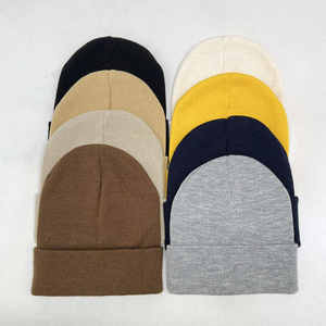 Nouveau bonnet unisexe en tricot côtelé en coton/élasthanne, logo de créateur, impression personnalisée, pour la plage - Product Image 1