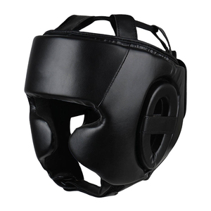 Casque de boxe, protège-tête pour arts martiaux, faible MOQ, qualité supérieure, protection pour le kick-boxing, cuir PU confortable, unisexe, OEM personnalisé - Product Image 4