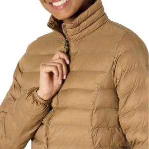 Veste matelassée imperméable en tricot pour femmes, design personnalisé, respirante, fermeture éclair, en coton, vente en gros, pas cher - Product Image 6