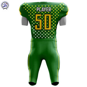 Premium Qualität Männer American Football Uniform Custom Printed Logo Sublimierte Kleidung Sport Wear Polyester American Uniform Set - Product Image 2