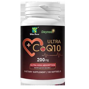 Coenzyme Q10 Softgels 100mg Le supplément d'énergie cellulaire soutient la santé cardiovasculaire <span class=keywords><strong>Nutrition</strong></span> diététique quotidienne - Product Image 1