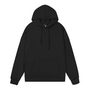 Sweat-shirts à capuche surdimensionnés pour hommes, écologiques, en polyester/coton, avec logo personnalisé brodé, vente en gros, pour le printemps - Product Image 2