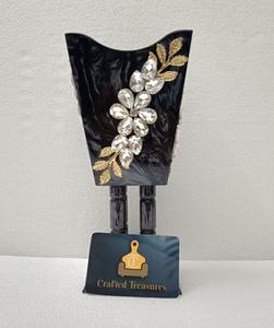 Élégant encensoir arabe brûleur d'encens Mubkhar bakhoor titulaire Oud encensoir luxe cristal embelli mubkhar au meilleur prix - Product Image 2