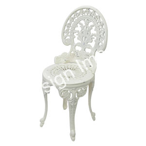 Chaise de ferme en fonte antirouille couleur personnalisée enduite chaise la plus tendance chaise de jardin élégante en gros au design personnalisé - Product Image 2