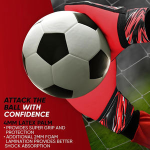 Guantes de Portero Profesionales de Alta Calidad, Dedos Completos, Impermeables, Correa de Muñeca Ajustable, Transpirables, Látex de 4 mm para Adultos y Niños - Product Image 6