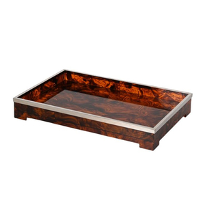 Plateau en corne de luxe pour un arrangement de dessert gracieux, parfait pour les célébrations de table élégantes, les anniversaires et les événements festifs - Product Image 1