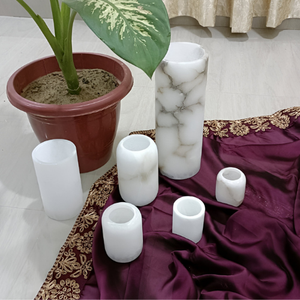 Vente de fête en gros d'usine directe expédition rapide-bougeoir en onyx blanc naturel tailles personnalisées disponibles bas prix - Product Image 1