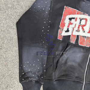 Diseño personalizado Corte perfecto Sudadera con cremallera más demandada Sólido 100% Algodón Transpirable Ecológico Unisex Sudaderas con capucha - Product Image 2