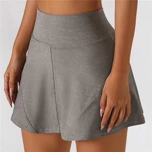 Pantaloncini Anti-abbagliamento donna due in una gonna da <span class=keywords><strong>Tennis</strong></span> con controllo pancia da donna - Product Image 2