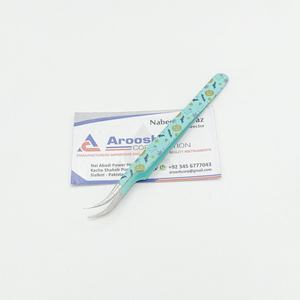 Pince à épiler en papier de type courbe en J vente en gros pince à épiler d'extension de cils en acier inoxydable de haute qualité Logos personnalisés durables - Product Image 6