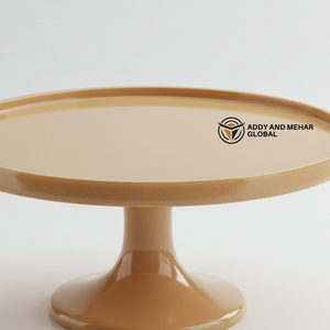 Soporte redondo de lujo para tartas de resina Pedestal hecho a mano para una presentación elegante de postres - Product Image 5