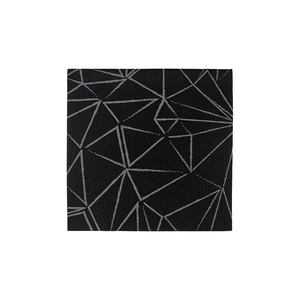 Serviettes imprimées funky noires 40x40cm 70gsm 600 pièces B2B - Product Image 1