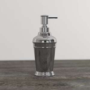 Dispensador de Jabón Líquido de Acero Inoxidable con Acabado en Níquel Plateado para Uso en el Hogar, Hoteles y Restaurantes - Product Image 3