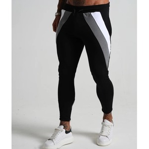 Pantalones Jogger para Hombre, 100% Algodón, Lavado Ácido, Tejido Terry Grueso, Estilo de Frente Plano, Cintura Elástica Alta, Bordados - Product Image 3