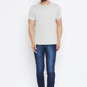 Pakistan Manufacturer's Wholesale 100% Cotton O-Neck T-Shirt for Men Blank <b>Plain</b> Custom Logo Embroidery Printing Solid Pattern - Product Image 2