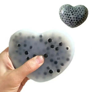 Heart-Shaped Stress Relief Squishy Anti-Anxiety PVC Silicone <b>Rubber</b> <b>Plastic</b> and Foam Squeeze Toys for Children 5-7 Years Old - Product Image 6