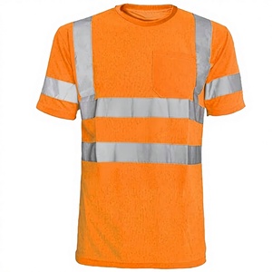 Camiseta de Seguridad Reflectante de Alta Visibilidad, Camiseta de Seguridad Vial para Condiciones de Poca Luz, Material Reflectante de Alta Calidad, Clase ANSI - Product Image 1