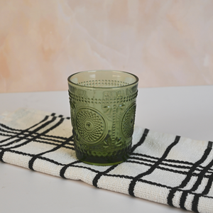 Ensemble de 2 verres à boire artistiques en verre toile - Product Image 5