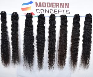 Un Doner paquets de cheveux vierges vietnamiens bruts cheveux humains bouclés naturels noirs cuticules non traitées aucune perte de cheveux Remy de qualité - Product Image 3