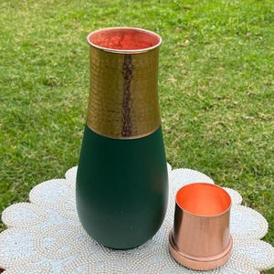 Verres en plastique aspect cuivre 500ml de haute qualité en vente en ligne en Inde prix raisonnable - Product Image 1