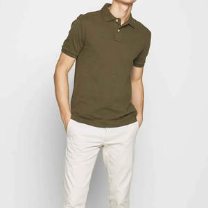 Camiseta de punto de verano táctica Lisa para hombre, camiseta de manga corta de secado rápido para Polo para hombre - Product Image 2