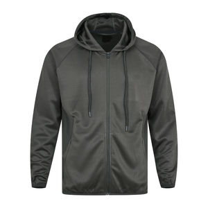 Conjunto de chándal de invierno de larga duración transpirable de peso pesado respetuoso con el medio ambiente de alta calidad 100% cuello con capucha de musgo ajuste Regular sólido - Product Image 2