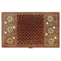 Boîtes à bijoux en bois de haute qualité avec serrures sécurisées Boîtes à bijoux en bois avec miroirs pour usage de vanité DE ARTISAN AURA